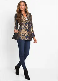 Kort kåpe i jacquard med glans, bonprix
