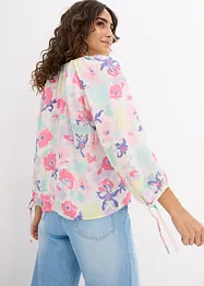 Bluse i bomullsmusselin, bonprix