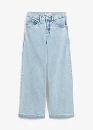 Wide Leg-jeans High Waist, cropped, bonprix