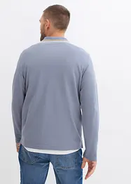 Poloskjorte i 100% økologisk bomull (2-pack), bonprix