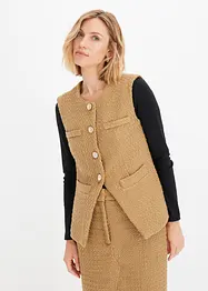 Blazervest i bouclé, bonprix