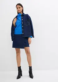 Bluse med vid utringning, bonprix