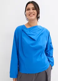 Bluse med vid utringning, bonprix