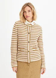 Cardigan med elegante knapper, bonprix