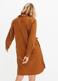 Skjortekjole i poplin, bonprix