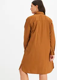 Skjortekjole i poplin, bonprix