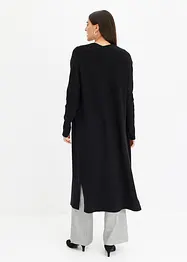Lang cardigan med viskose, bonprix