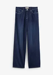 Baggy jeans, Mid Waist i lett og mykt materiale, bonprix
