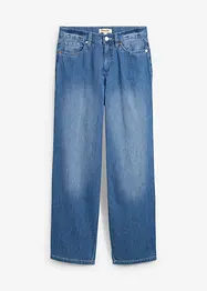 Baggy jeans, Mid Waist i lett og mykt materiale, bonprix