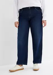 Baggy jeans, Mid Waist i lett og mykt materiale, bonprix