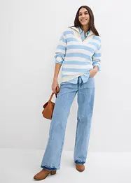 Wide Leg-jeans, Mid Waist, bonprix