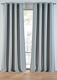 Jacquard-gardin med grafisk mønster (1-pack), bonprix