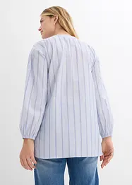 Lang bluse i bomullspoplin, bonprix
