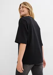 Lang topp i interlock-materiale, bonprix