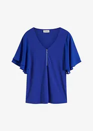 Topp med chiffonermer, bonprix