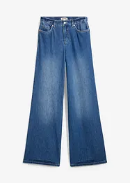 Wide Leg-jeans, High Waist, komfortlinning, bonprix