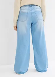 Wide Leg-jeans, High Waist, komfortlinning, bonprix