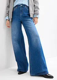 Wide Leg-jeans, High Waist, komfortlinning, bonprix