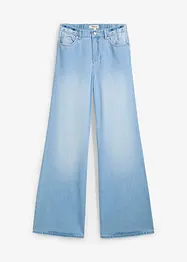 Wide Leg-jeans, High Waist, komfortlinning, bonprix