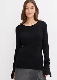 Ribbestrikket topp, bonprix