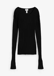 Ribbestrikket topp, bonprix