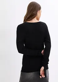 Ribbestrikket topp, bonprix
