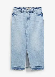 Midiskjørt i denim, bonprix