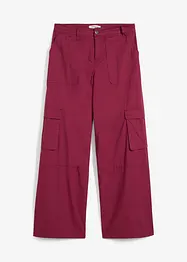 Cargobukse i bomull med stretch, bonprix