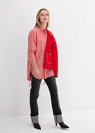 Lang bluse i ren bomull, bonprix
