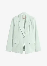 Twill-blazer med stretch og knytebelte, bonprix