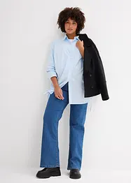 Lang bluse i ren bomull, bonprix