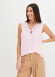 Jerseytopp med twist, bonprix