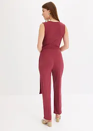 Jumpsuit i jersey med knutedetalj, bonprix
