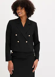 Kort blazer med smykkeknapper, bonprix