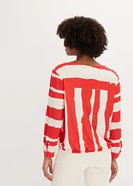 Trikot-tunika med knyting i falden, bonprix