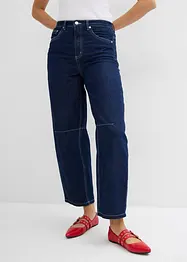 Balloon-jeans High Waist komfortlinning, supersoft, cropped, bonprix