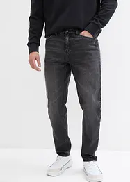 Classic Fit-jeans med stretch og kortere ben, Tapered, bonprix