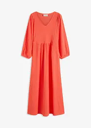 Midikjole i strukturert jersey, bonprix