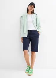 Bermudashorts i trikotmateriale med oppbrett, bonprix