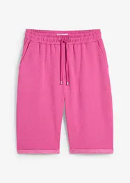 Bermudashorts i trikotmateriale med oppbrett, bonprix