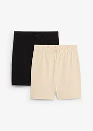 High Waist-shorts (2-pack), bonprix