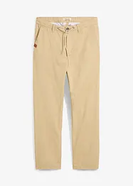 Loose Fit-chinos i ren bomull, Straight, bonprix