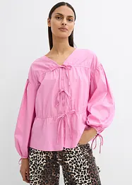 Bluse med sløyfer, bonprix