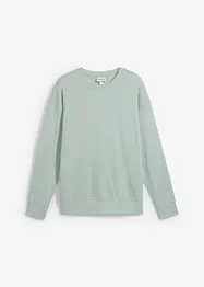 Sweatshirt i ren økologisk bomull, Loose Fit, bonprix