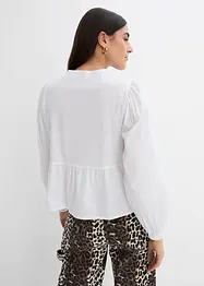 Bluse med sløyfedetaljer, bonprix