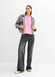 Bluse med sløyfedetaljer, bonprix