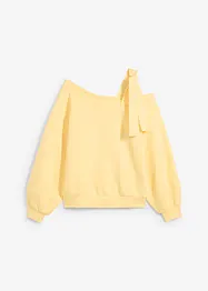 One shoulder-sweatshirt i vid modell, bonprix