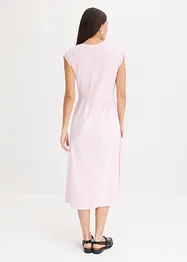 Jerseykjole i utskrådd modell med twist-detalj, bonprix
