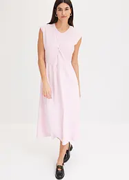 Jerseykjole i utskrådd modell med twist-detalj, bonprix