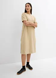 Sweatshirtkjole i 100% økologisk bomull, bonprix